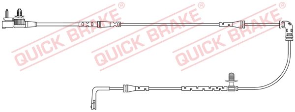 Czujnik zużycia klocka